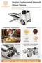 Cheese Chocolate Nuts Drum Slicer Grinder Grater 18/10 Stainless Steel - Professional 723471 - 6