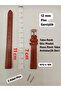 12 mm Compatible Watch Band - Tan Color Plain Model - Rose Color Buckle, (Second Item in the Cart Is 100 Tl.)