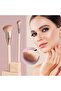 قطعتان من فرش التجميل، فرشاة كريم الأساس، فرشاة الكونسيلر، فرشاة الكونسيلر المائلة تحت العين، فرشاة التجميل F - 2