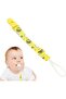 Pacifier Clip Teething Toys Teethers Teething Straps | Pacifier Holder and Leash BPA Free Silicone S