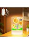 لوحة ملاحظات LED ملونة، مقاس 6.7 × 4.3 بوصة، لوحة رسائل أكريليك مضيئة مع حامل، قابلة لإعادة الاستخدام