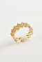 Zigzag Zircon Stone Ring - 2