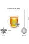 2 Pack Tea Infuser with Handmade Bee Charm, 304 Stainless Steel Loose Leaf Tea Steeper, Fine Mesh Te - 4