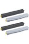 Rubber brush kits for iRobot 800 and 900 series robotic vacuum cleaners, replacement roller brushes for Roomba 850 860 861 866 870 880 890 960 980