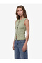 Bürümcük Fabric Slim Fit Button Crew Neck Vest - 2
