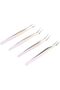 Comfortable Grip Eyelash Applicator Tools Set for Individual and Professional Use (Violet) - 5