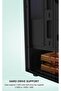 DK100 M-ATX/ATX Gaming PC Case, 120mm Fans,Tempered Glass,7 Expansion Slots, 2 SSD, Black - 7
