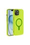 iPhone 15 Case Pastel Colorful Magsafe Camera Raised Silicone - 5