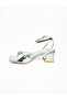 009 Silver Heeled Evening Dress Women's Shoes - 3
