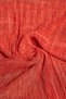 Pleated Moonlight Red Color Knitted Evening Dress Fabric