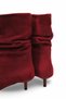 Vesper Lilac Women's Pointed Toe Heeled Boots 0012411 Burgundy Suede - 4