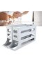 Auto Rolling Egg Dispenser 4 Tier Organizer for Refrigerator 2pcs, Premium Egg Storage Tray with Gra - 2