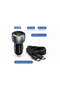 WELLTECH CAR89 52.5W Fast Car Charger, PD 30W + QC 22.5W Dual Port USB & Type-C Car Adapter, High Speed Fast Charging Charger for iPhone, Samsung, Android Smartphones, Tablets & Other USB Devices - 3