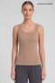 Egyptian Women's Camisole Backless Strappy Tshirt Milky Brown