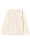 Men's Ecru Volume up Printed Crew Neck Long Sleeve T-Shirt 6-14 Years Cream - 2