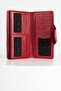 Lehix Genuine Leather Wallet with Compartments Red - 5