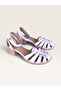 Women's Genuine Leather Ankle Strap Closed-Front Thick Heeled Sandals Mink - 2