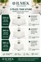 Stress-Free Round Tablecloth 280-300-320 cm Wide Seamless Wedding Event Organization Hotel Restaurant - 3