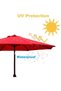Replacement parasol canopy, 6/8 ribs, 2-3.0 meter cover, garden top suitable for gardens and patios (colors 13.2.5 meters / 8.2 feet (6 - 5