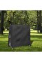 Ping Pong Table Cover - 165*70*185 cm Waterproof, windproof, and UV resistant 210D fabric With zipper adjustable drawstring Black - 3