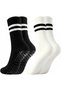 Pilates socks, yoga women's mid-calf non-slip cotton sizes 39-42, suitable for activities such as bars, dance studios, gyms, and trampolines. - 4
