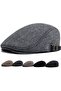Men's Painter Hat, Autumn/Winter Retro Beret, Middle-Aged and Elderly Duckbill - 4