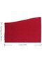 Women's wool headscarf light purple 32x19cm double-layer warm. - 2