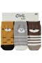 Face Animal 3-Piece 6-18 Months Baby Boy Sock Set - Standard