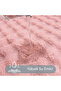 Puffelle Powder Non-Slip Base Machine Washable 70X120 50X60 Soft Textured Bath Mat - 4