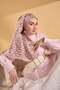 Twill Silk Scarf Chain Powder 90X90