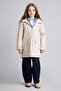 Girl's Coat H1664A8/Bg186 Beige - 4