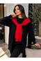 Women's Off-The-Shoulder Knitwear Sweater Oversize Crew Neck - 2