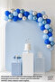 Ice Blue Sparkle 40-Piece Pastel and Chrome Balloon Chain Set