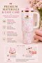 40oz Stainless Steel Tumbler with Straw, Lid, Bow Topper & Carry Pouch - 7
