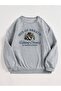 Unisex Breath Printed Crew Neck Sweatshirt