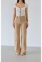 Women's Mustard High Waist Wide Leg Loose Denim Jeans