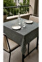 170X170 cm Checkered Patterned Square Tablecloth – Decorative Kitchen and Dining Table Cover - 8