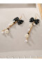Bow Dangle Earrings - 3