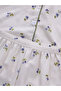 White Graphic Print Shirt and Shorts Pajama Set - 4