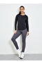 Black Long Sleeve Active Top - 2