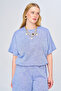 Women's Double Pocket Relaxed Fit Solid Color Blouse