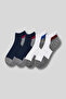 Men's 4-Pack Cotton Bootie Socks