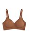Laser Cut Seamless Ribbed Look Bra with Removable Pads - 4