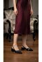 Stone Striped Short Heeled Open Back Casual Women's Classic Stylish Shoes 3 cm - 6
