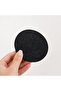 Premium Imported Thick Felt Coasters Black Set of 6 - 3