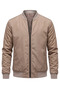 Double-Sided Seasonal Men's Coat Plain Beige & Cream - 3