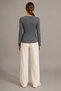Premium Women's Italian Textured Body-Conscious Elegant V-Neck Knitted Blouse - 7