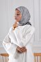 Hexagonal Patterned Soft Scarf Coffee