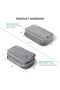 Electronic Organizer Case, Waterproof Shockproof Travel Bag for Electronics Accessories, Sm - 6