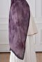 Antique Floral Patterned Soft Shawl Lavender - 5